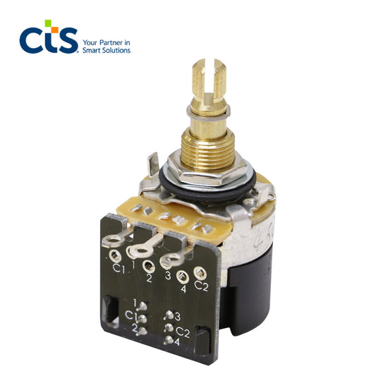 CTS - 500K Audio Taper Push Pull Pot  Split Shaft 
