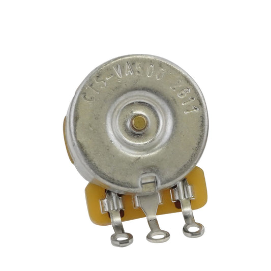 CTS -  Precision Audio Taper Pot - Vintage Dimple Split-Shaft - 500K - Housing